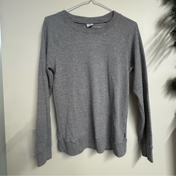 TNA grey waffle knit long sleeve shirt size XXS - Picture 1 of 6